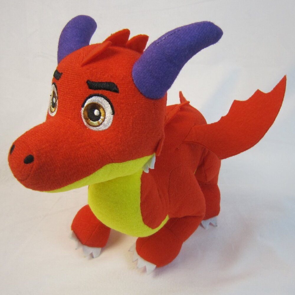 Paw Patrol Rescue Knights Red Sparks The Dragon 10” Plush Stuffed Spin Master